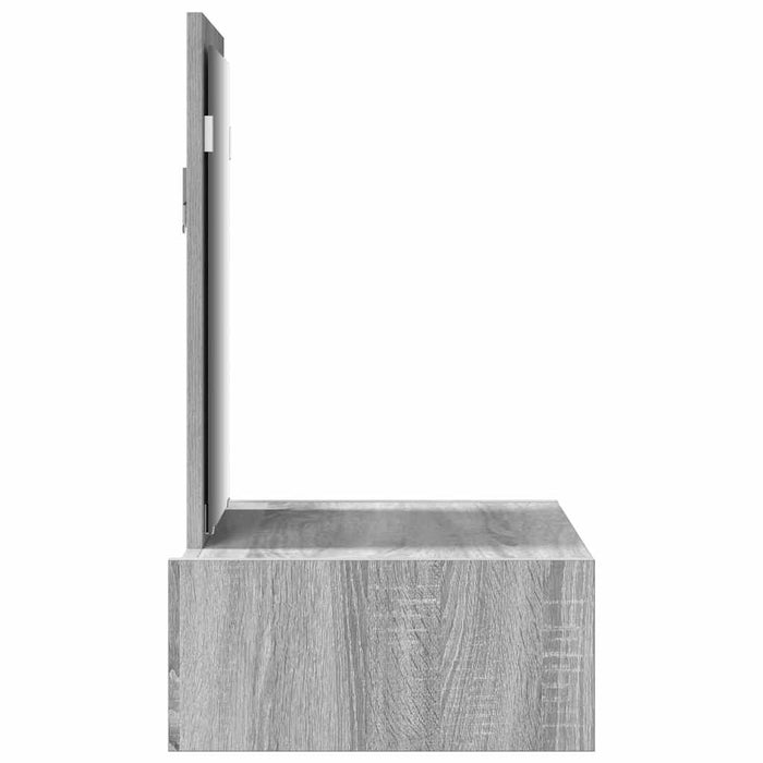 Masă de Machiaj cu sertar Gri 60 x 40 x 70 cm Lemn compozit - WALTI WALTI