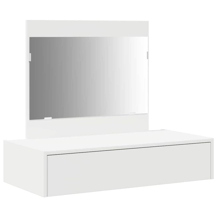 Masă de Machiaj cu sertar Alb 83 x 40 x 70 cm Lemn compozit - WALTI WALTI