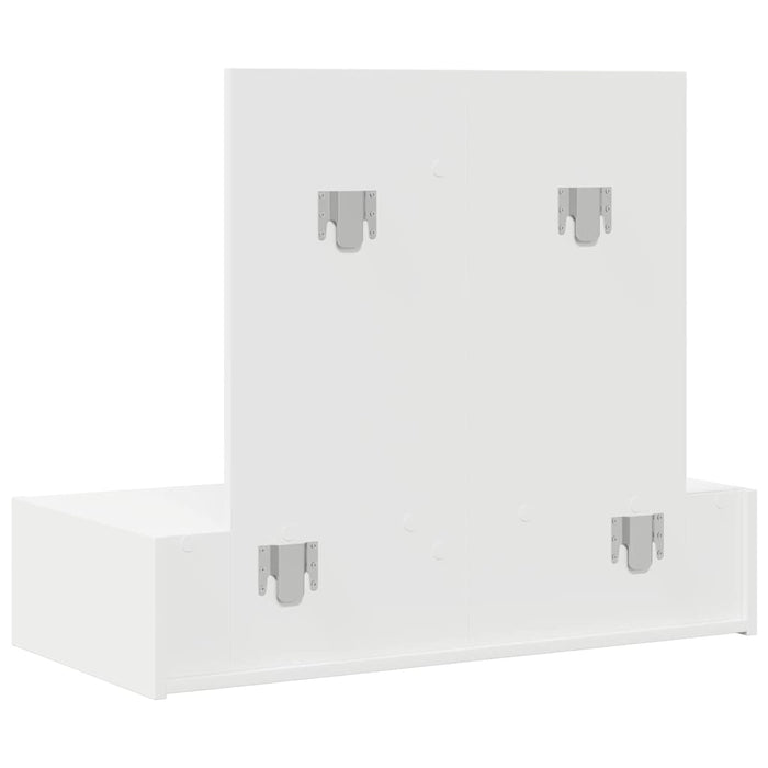 Masă de Machiaj cu sertar Alb 83 x 40 x 70 cm Lemn compozit - WALTI WALTI