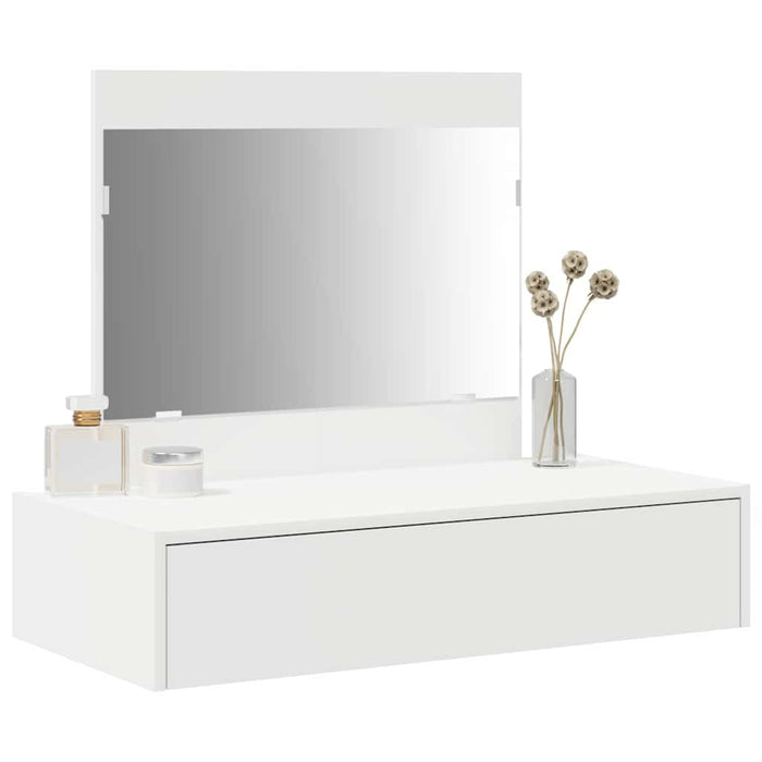 Masă de Machiaj cu sertar Alb 83 x 40 x 70 cm Lemn compozit - WALTI WALTI