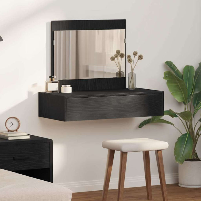 Masă de Machiaj cu sertar Negru 83 x 40 x 70 cm Lemn compozit - WALTI WALTI