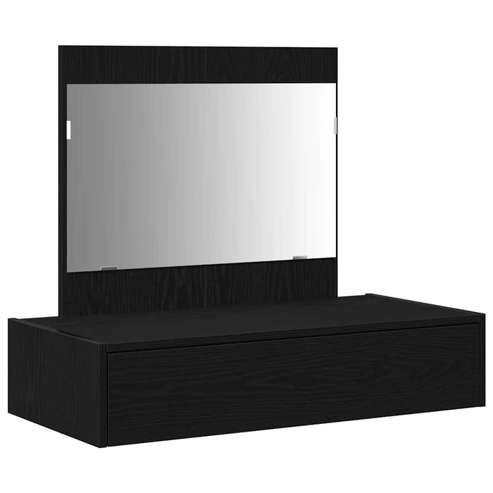 Masă de Machiaj cu sertar Negru 83 x 40 x 70 cm Lemn compozit - WALTI WALTI