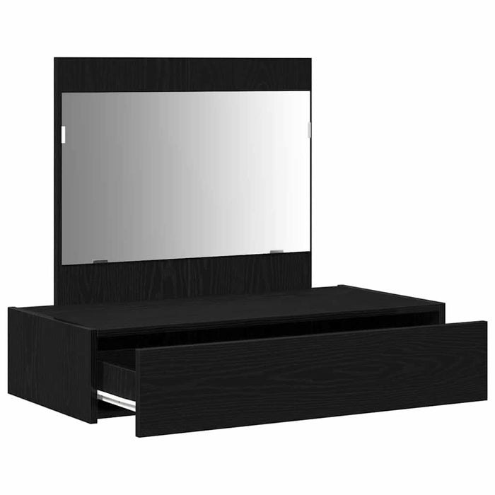 Masă de Machiaj cu sertar Negru 83 x 40 x 70 cm Lemn compozit - WALTI WALTI