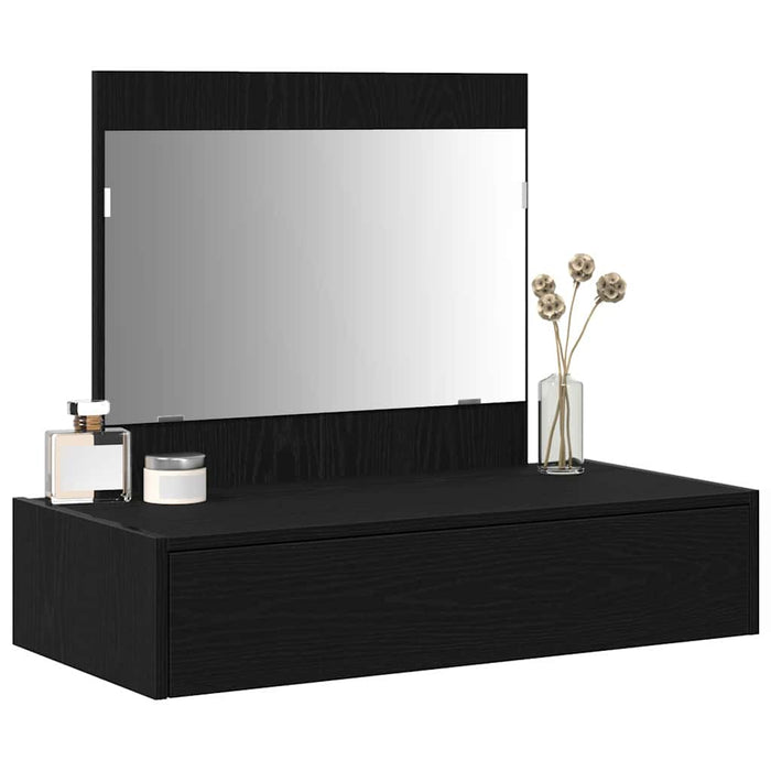 Masă de Machiaj cu sertar Negru 83 x 40 x 70 cm Lemn compozit - WALTI WALTI