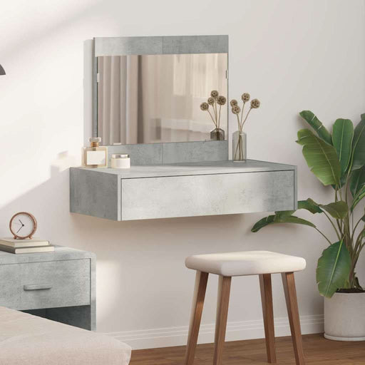 Masă de Machiaj cu sertar Gri 83 x 40 x 70 cm Lemn compozit - WALTI WALTI