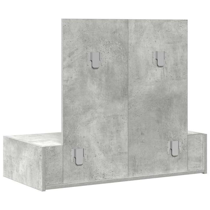 Masă de Machiaj cu sertar Gri 83 x 40 x 70 cm Lemn compozit - WALTI WALTI