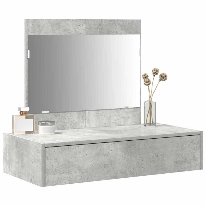 Masă de Machiaj cu sertar Gri 83 x 40 x 70 cm Lemn compozit - WALTI WALTI
