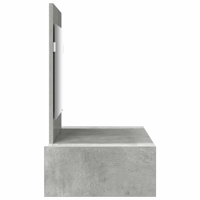 Masă de Machiaj cu sertar Gri 83 x 40 x 70 cm Lemn compozit - WALTI WALTI