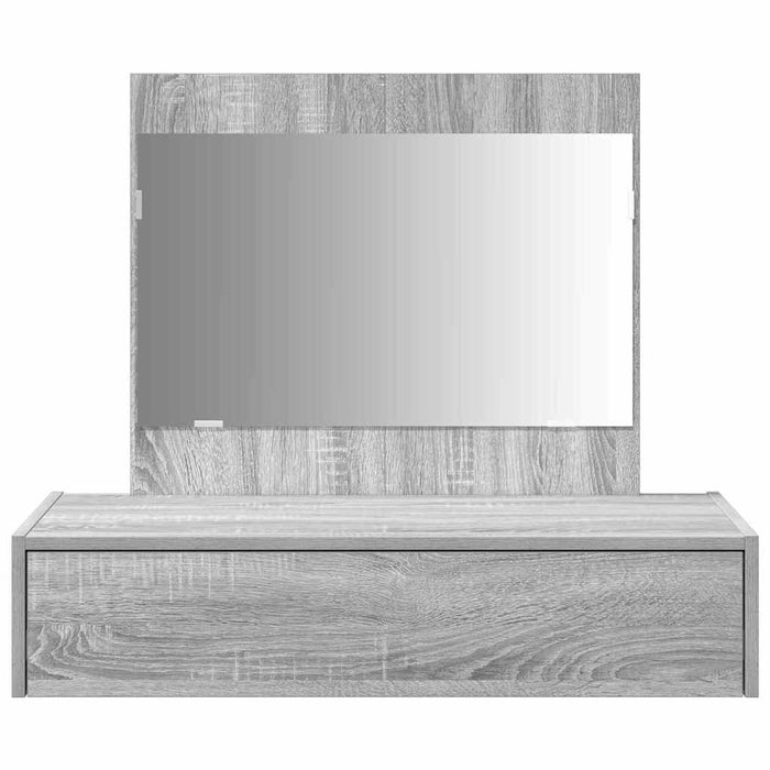 Masă de Machiaj cu sertar Gri 83 x 40 x 70 cm Lemn compozit - WALTI WALTI