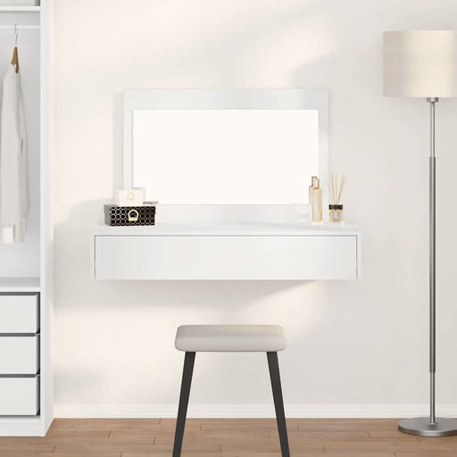 Masă de Machiaj cu sertar Alb 100 x 40 x 70 cm Lemn compozit - WALTI WALTI