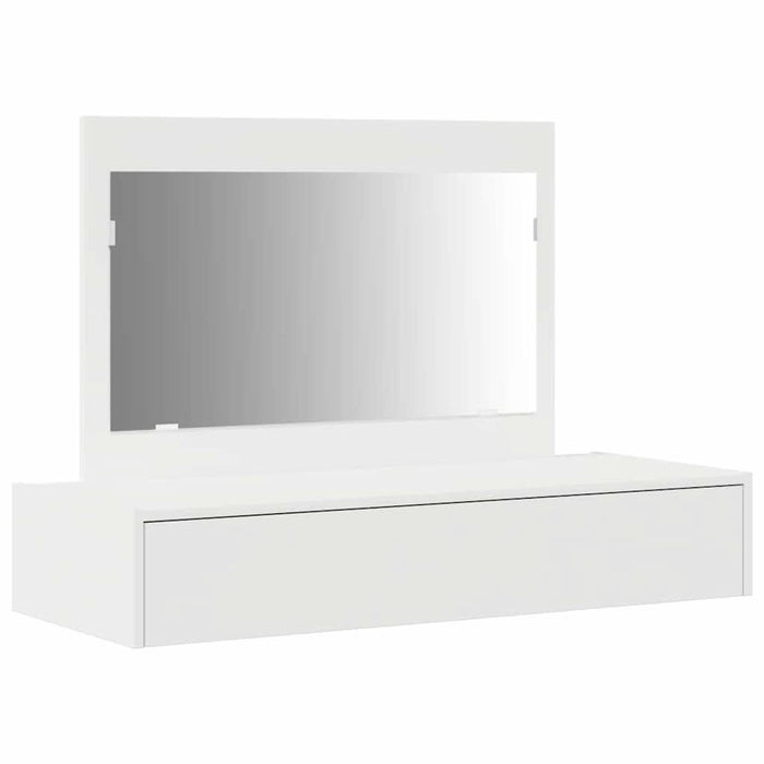 Masă de Machiaj cu sertar Alb 100 x 40 x 70 cm Lemn compozit - WALTI WALTI