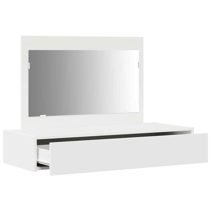 Masă de Machiaj cu sertar Alb 100 x 40 x 70 cm Lemn compozit - WALTI WALTI
