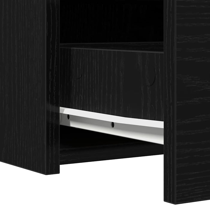 Masă de Machiaj cu sertar Negru 100 x 40 x 70 cm Lemn compozit - WALTI WALTI
