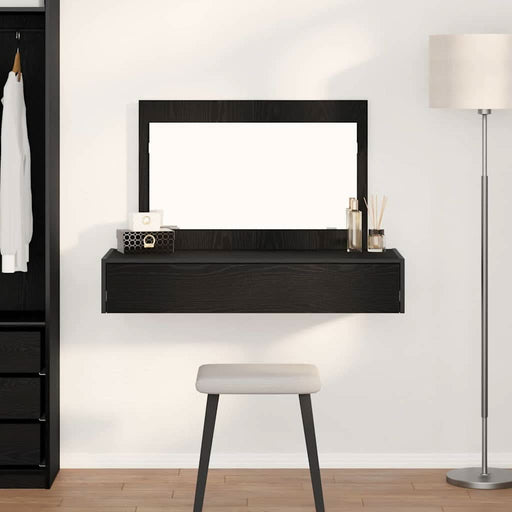 Masă de Machiaj cu sertar Negru 100 x 40 x 70 cm Lemn compozit - WALTI WALTI