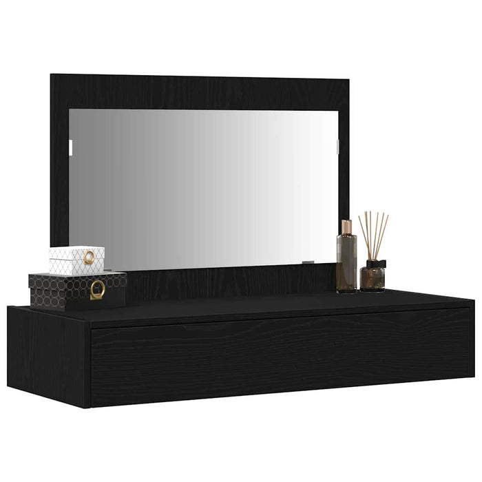 Masă de Machiaj cu sertar Negru 100 x 40 x 70 cm Lemn compozit - WALTI WALTI