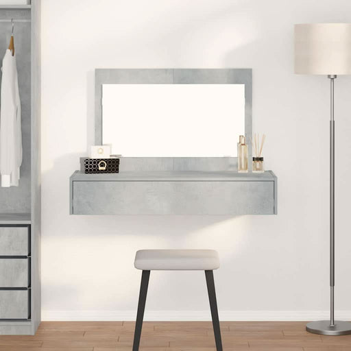 Masă de Machiaj cu sertar Gri 100 x 40 x 70 cm Lemn compozit - WALTI WALTI