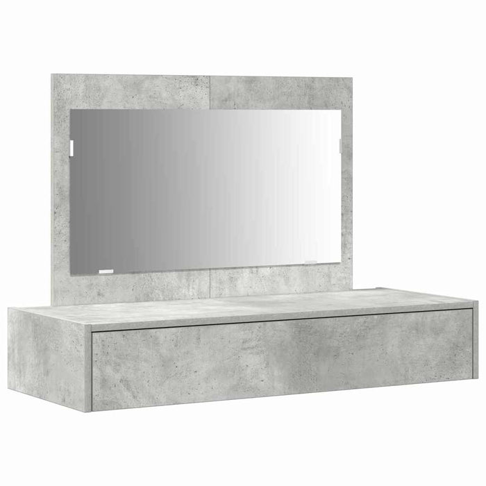 Masă de Machiaj cu sertar Gri 100 x 40 x 70 cm Lemn compozit - WALTI WALTI