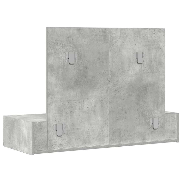 Masă de Machiaj cu sertar Gri 100 x 40 x 70 cm Lemn compozit - WALTI WALTI