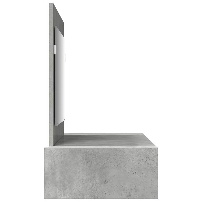 Masă de Machiaj cu sertar Gri 100 x 40 x 70 cm Lemn compozit - WALTI WALTI