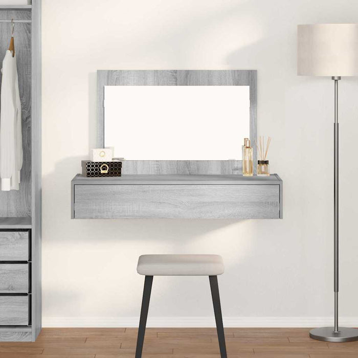 Masă de Machiaj cu sertar Gri 100 x 40 x 70 cm Lemn compozit - WALTI WALTI