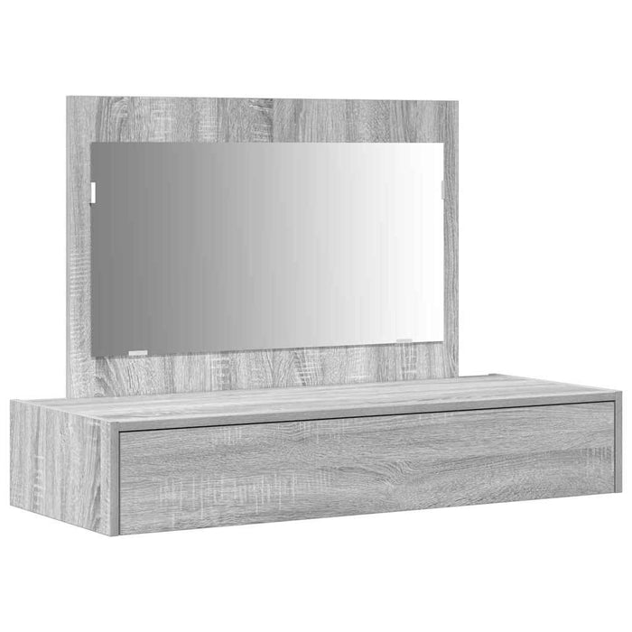 Masă de Machiaj cu sertar Gri 100 x 40 x 70 cm Lemn compozit - WALTI WALTI