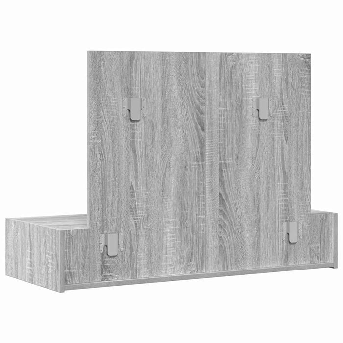 Masă de Machiaj cu sertar Gri 100 x 40 x 70 cm Lemn compozit - WALTI WALTI