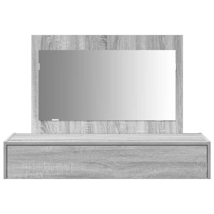 Masă de Machiaj cu sertar Gri 100 x 40 x 70 cm Lemn compozit - WALTI WALTI