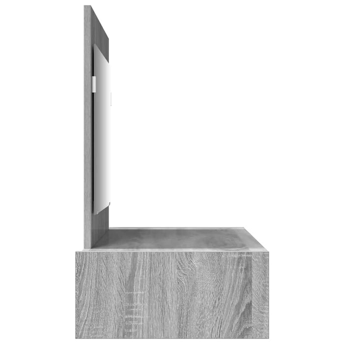 Masă de Machiaj cu sertar Gri 100 x 40 x 70 cm Lemn compozit - WALTI WALTI