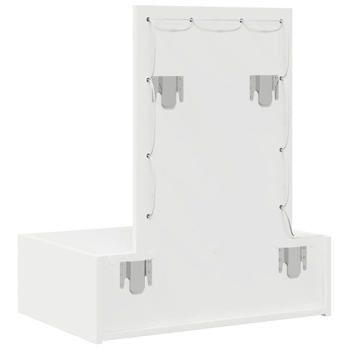 Masă de Machiaj cu sertar Alb 60 x 40 x 70 cm Lemn compozit - WALTI WALTI