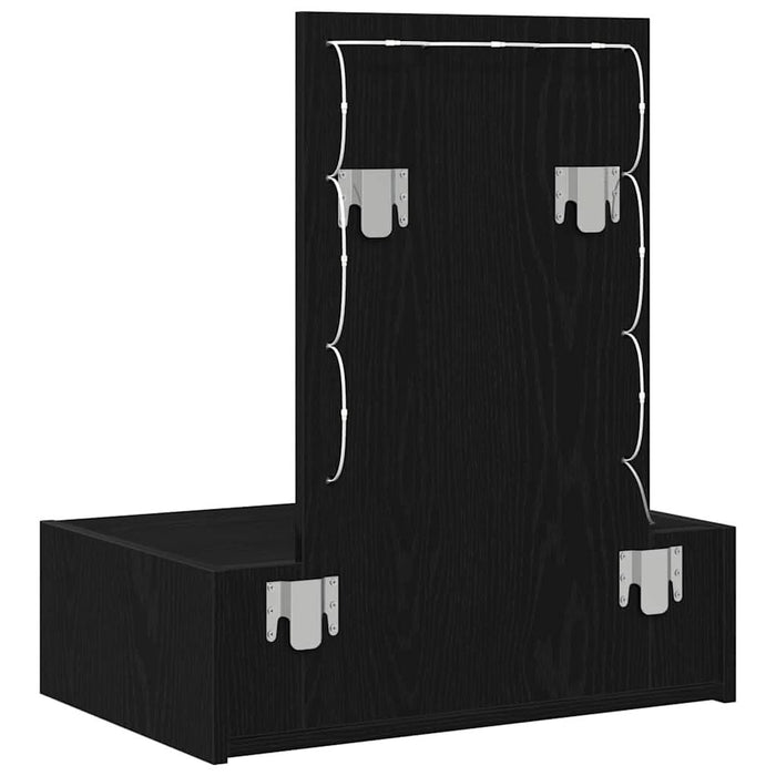 Masă de Machiaj cu sertar Negru 60 x 40 x 70 cm Lemn compozit - WALTI WALTI