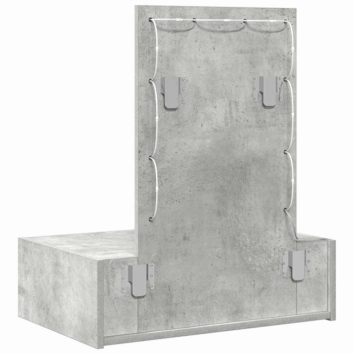 Masă de Machiaj cu sertar Gri 60 x 40 x 70 cm Lemn compozit - WALTI WALTI