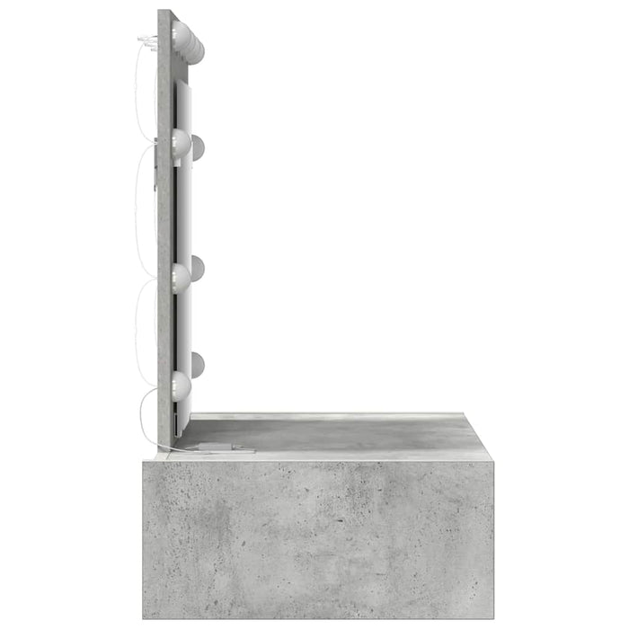Masă de Machiaj cu sertar Gri 60 x 40 x 70 cm Lemn compozit - WALTI WALTI