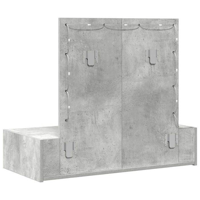 Masă de Machiaj cu sertar Gri 83 x 40 x 70 cm Lemn compozit - WALTI WALTI