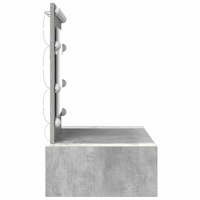Masă de Machiaj cu sertar Gri 83 x 40 x 70 cm Lemn compozit - WALTI WALTI