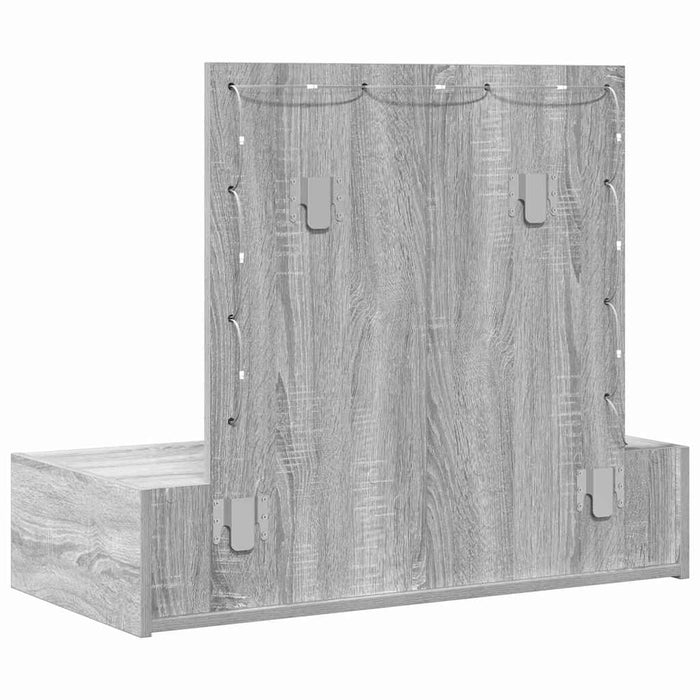 Masă de Machiaj cu sertar Gri 83 x 40 x 70 cm Lemn compozit - WALTI WALTI