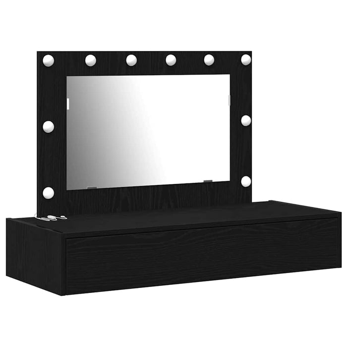 Masă de Machiaj cu sertar Negru 100 x 40 x 70 cm Lemn compozit - WALTI WALTI