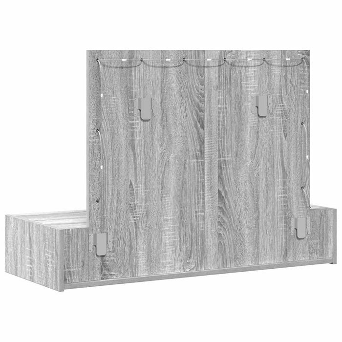 Masă de Machiaj cu sertar Gri 100 x 40 x 70 cm Lemn compozit - WALTI WALTI