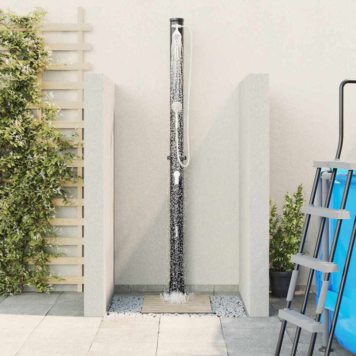 Duș Solar de Exterior cu Cap de Duș Portabil, 217 cm, 20 L - WALTI WALTI
