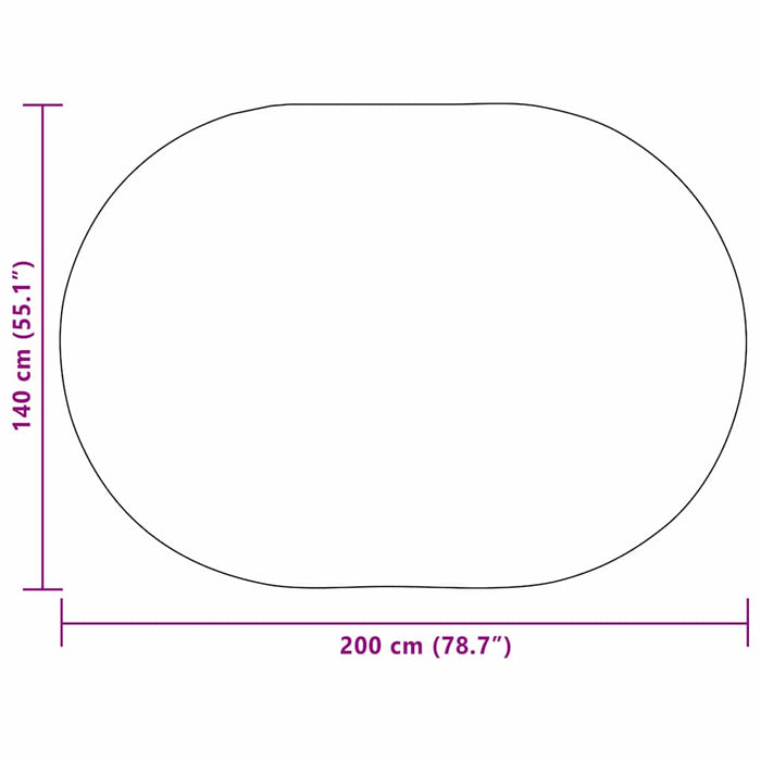 Covor Crem 140 x 200 cm PP - WALTI WALTI