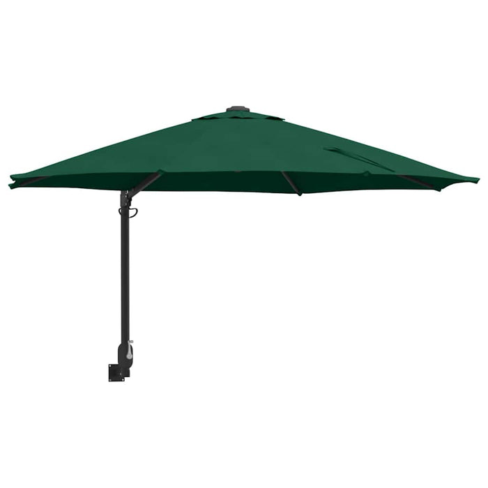 Parasol de Grădină Verde 248 x 248 x 148 cm Poliester, Oțel - WALTI WALTI