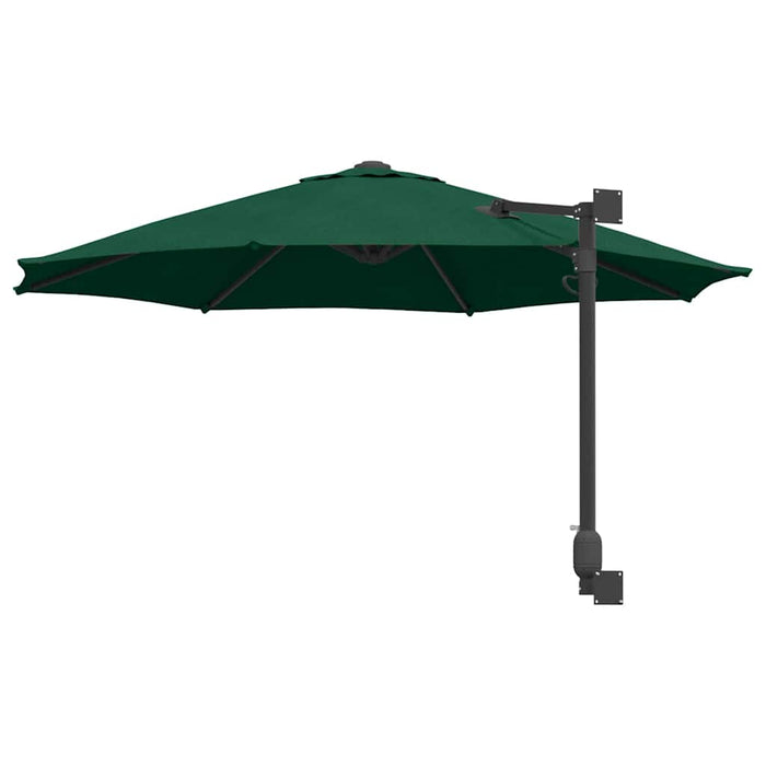 Parasol de Grădină Verde 248 x 248 x 148 cm Poliester, Oțel - WALTI WALTI