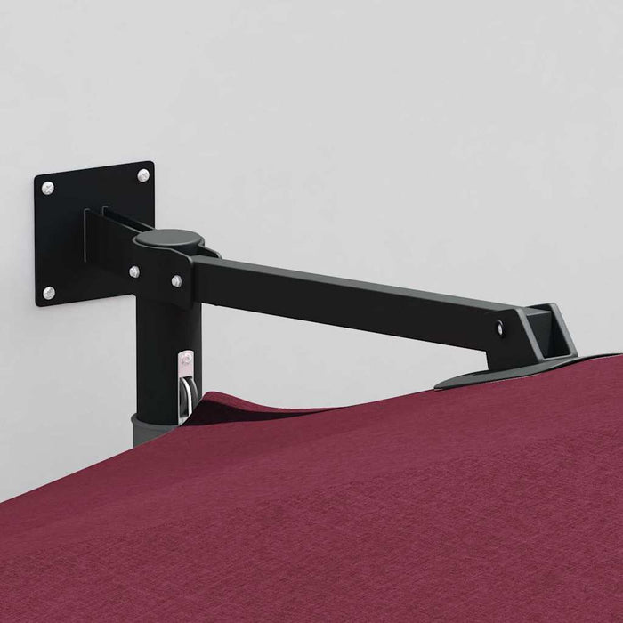 Parasol de Grădină Roșu, Negru 248 x 248 x 148 cm - WALTI WALTI