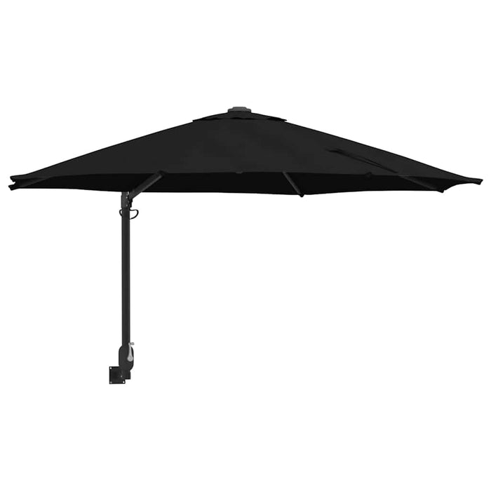 Parasol de Grădină Negru, Negru 248 x 248 x 148 cm - WALTI WALTI