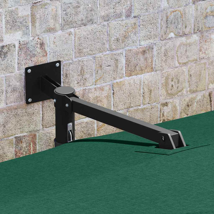 Parasol de Grădină Verde, Negru 248.5 x 247.5 x 160 cm - WALTI WALTI