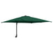 Parasol de Grădină Verde, Negru 248.5 x 247.5 x 160 cm - WALTI WALTI