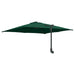 Parasol de Grădină Verde, Negru 248.5 x 247.5 x 160 cm - WALTI WALTI