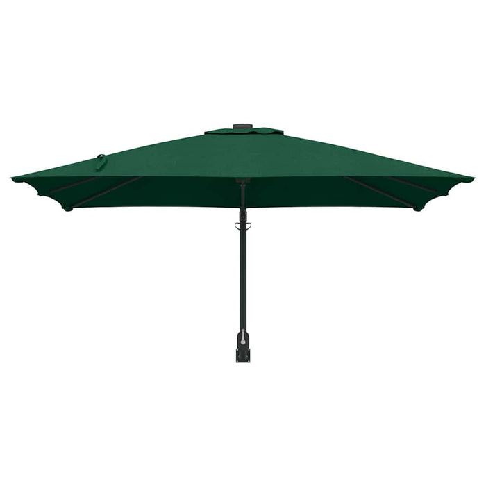 Parasol de Grădină Verde, Negru 248.5 x 247.5 x 160 cm - WALTI WALTI