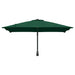 Parasol de Grădină Verde, Negru 248.5 x 247.5 x 160 cm - WALTI WALTI