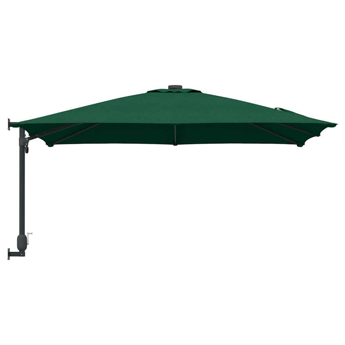 Parasol de Grădină Verde, Negru 248.5 x 247.5 x 160 cm - WALTI WALTI
