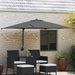 Parasol de Grădină Antracit, Negru 248.5 x 247.5 x 160 cm - WALTI WALTI
